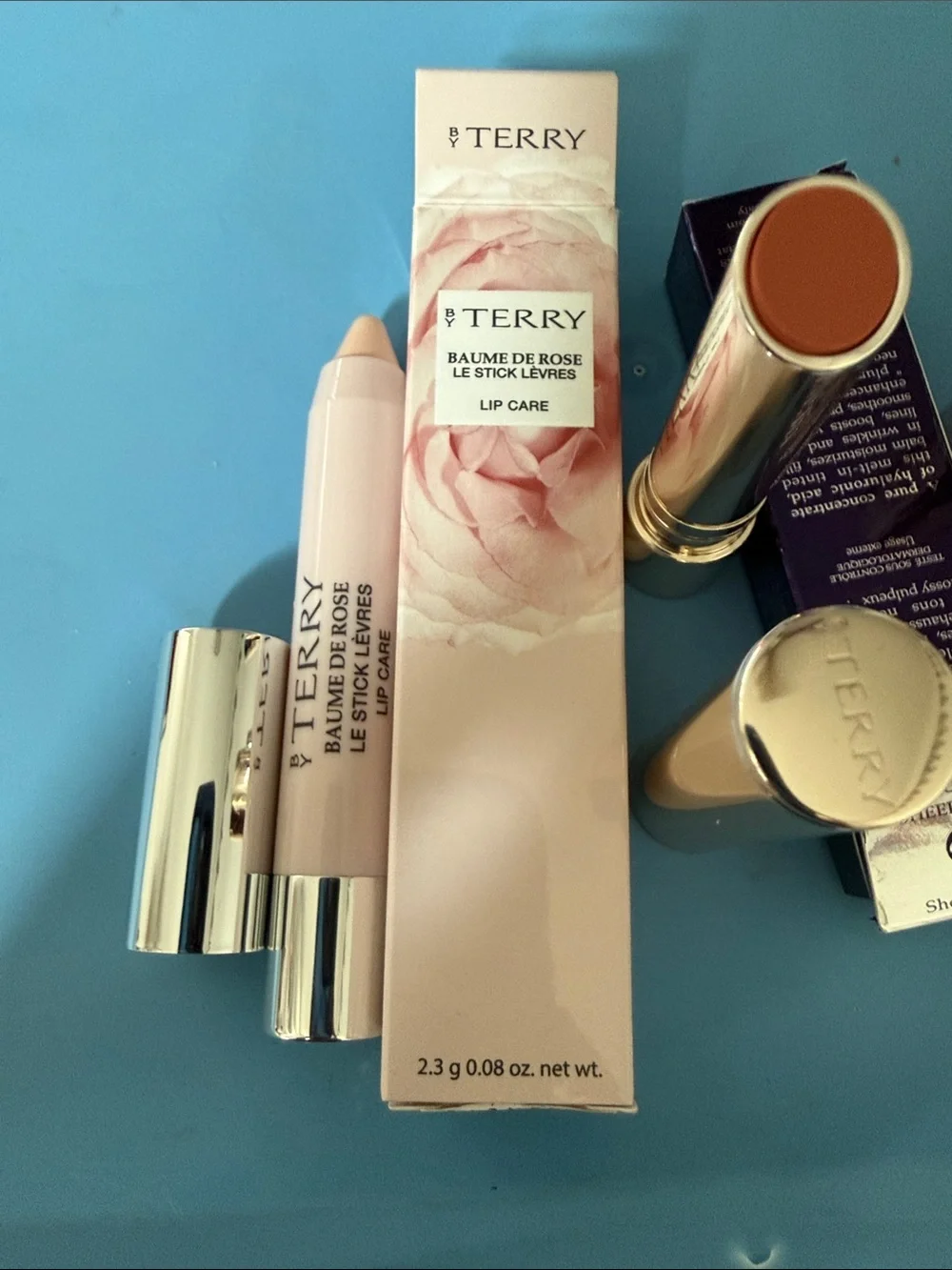 By Terry Baume de Rose Lip Care Stick - Sheer Pink Hydrating Lipstick